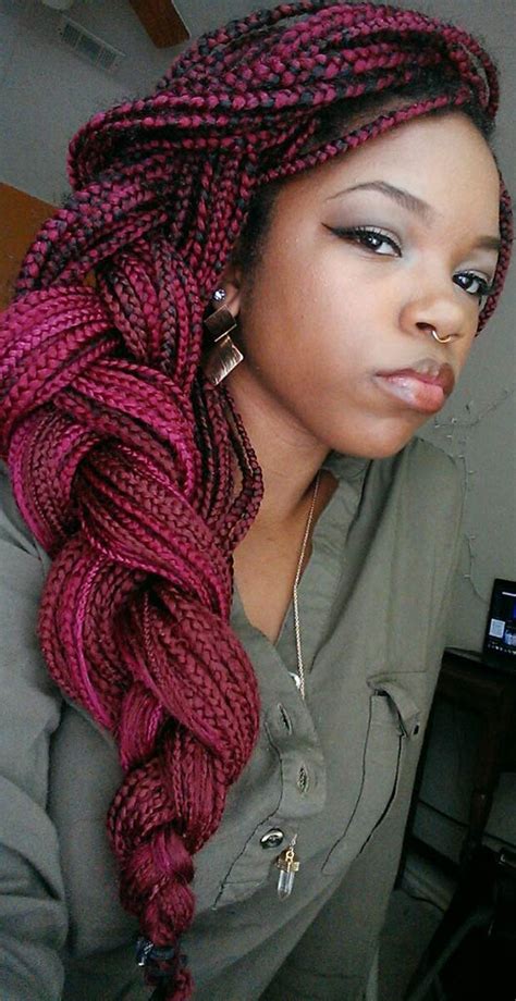 red box braids hairstyles|70 Box Braids Hairstyles That Turn Heads